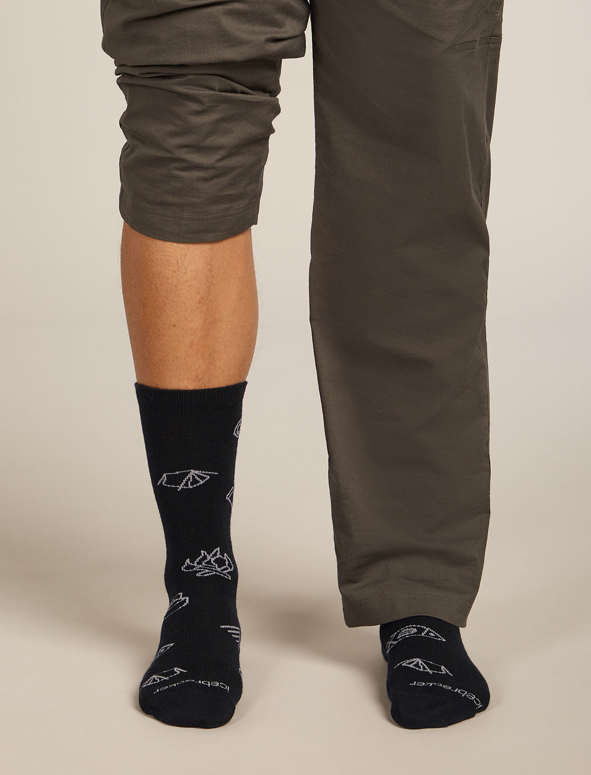 Chaussettes Vie quotidienne Lifestyle Ultralight en mérinos, Camp Essentials Homme Black/Alloy - 3