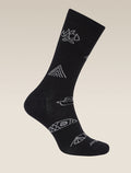 Chaussettes Vie quotidienne Lifestyle Ultralight en mérinos, Camp Essentials Homme Black/Alloy - 4