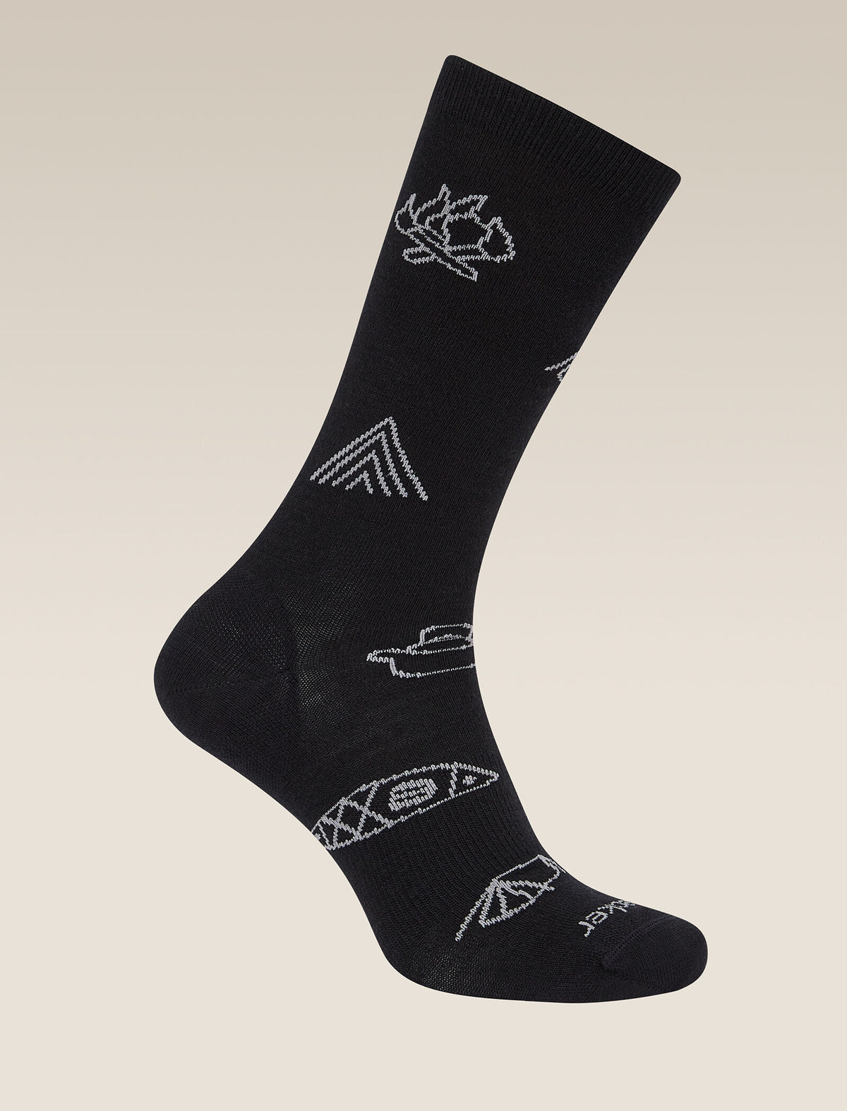 Chaussettes Vie quotidienne Lifestyle Ultralight en mérinos, Camp Essentials Homme Black/Alloy - 4