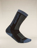 Kids’ Merino Ski+ Medium Over The Calf Socks Black/Dawn - 4