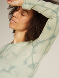 Women's Merino 200 Oasis Long Sleeve Crewe Thermal Top Cloud Dye Ashen - 5