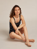 Women's Merino 150 Siren Tank Snow Day Black/Acid Pink - 5