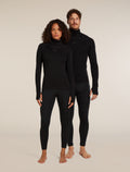 Col roulé isotherme à manches longues Polar MerinoFine™ 300 Men's Black - 1