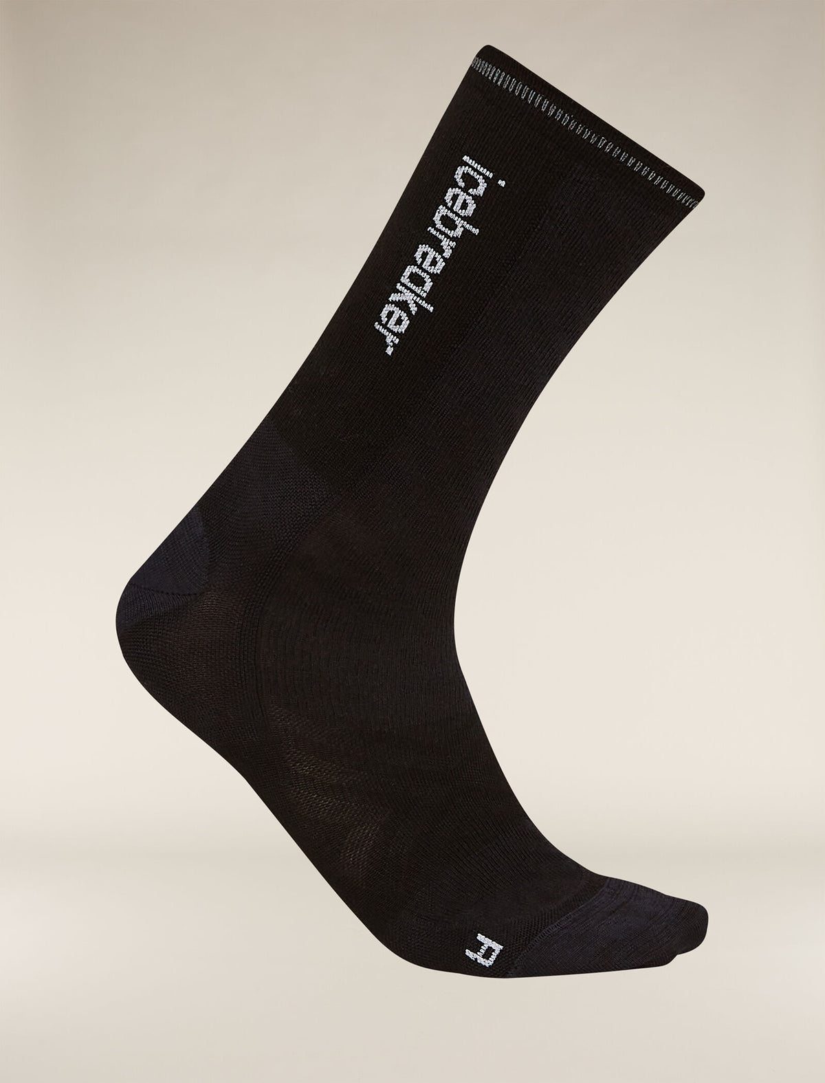 Men's Merino Blend Run+ Ultralight Crew Socks Cloud Dye Graphite/Black - 3