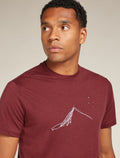 Men's Merino 150 Tech Lite Short Sleeve T-Shirt Southern Constellation Port - 5