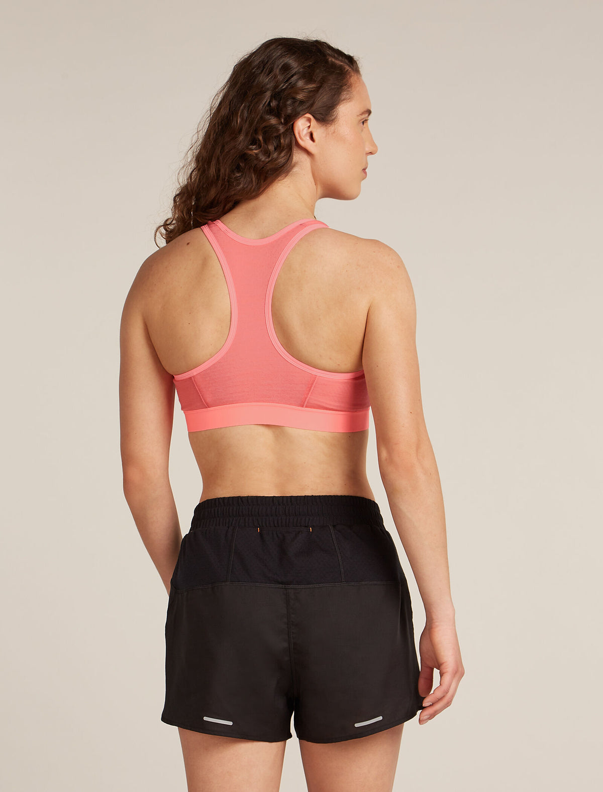 Women's Merino Blend 125 ZoneKnit™ Racerback Bra Acid pink - 2