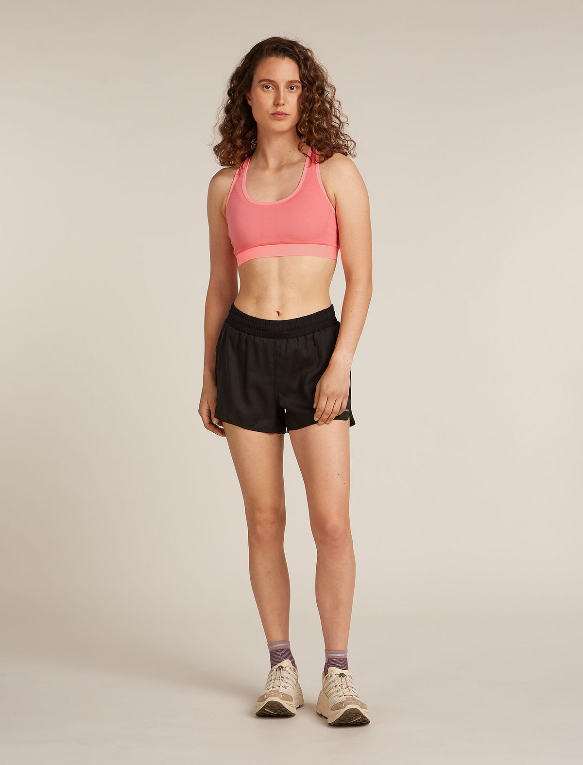 Women's Merino Blend 125 ZoneKnit™ Racerback Bra Acid pink - 3