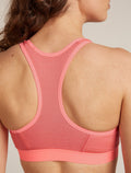 Women's Merino Blend 125 ZoneKnit™ Racerback Bra Acid pink - 4