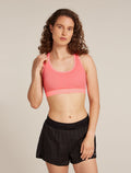 Women's Merino Blend 125 ZoneKnit™ Racerback Bra Acid pink - 6