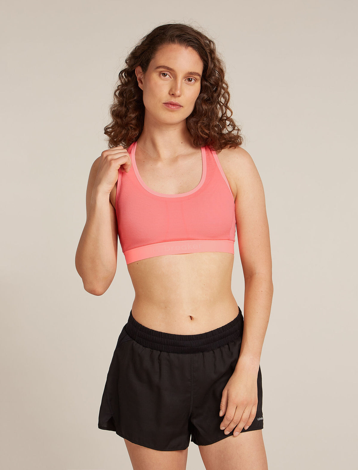 Women's Merino Blend 125 ZoneKnit™ Racerback Bra Acid pink - 6
