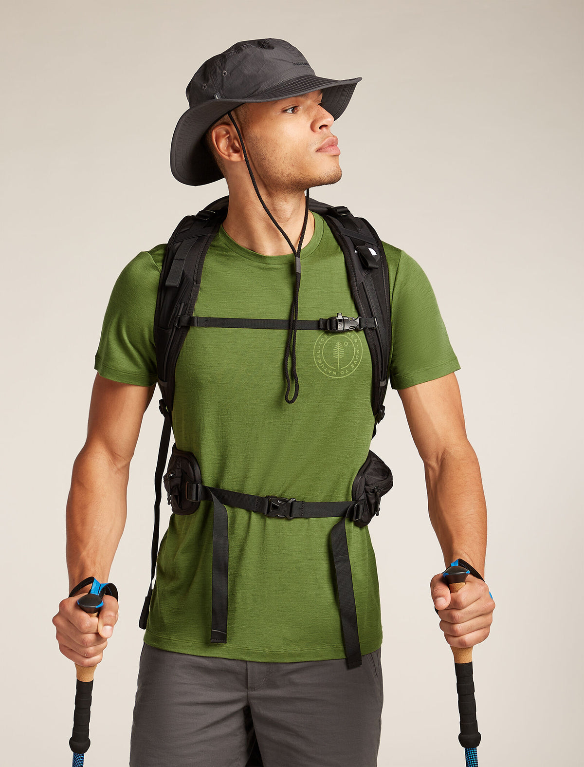 Men's Merino 150 Tech Lite Short Sleeve T-Shirt Hike Naturally Sphagnum - 4
