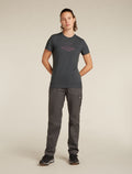 Women's Merino 150 Tech Lite Short Sleeve T-Shirt Sunrise Summit Obsidian - 3