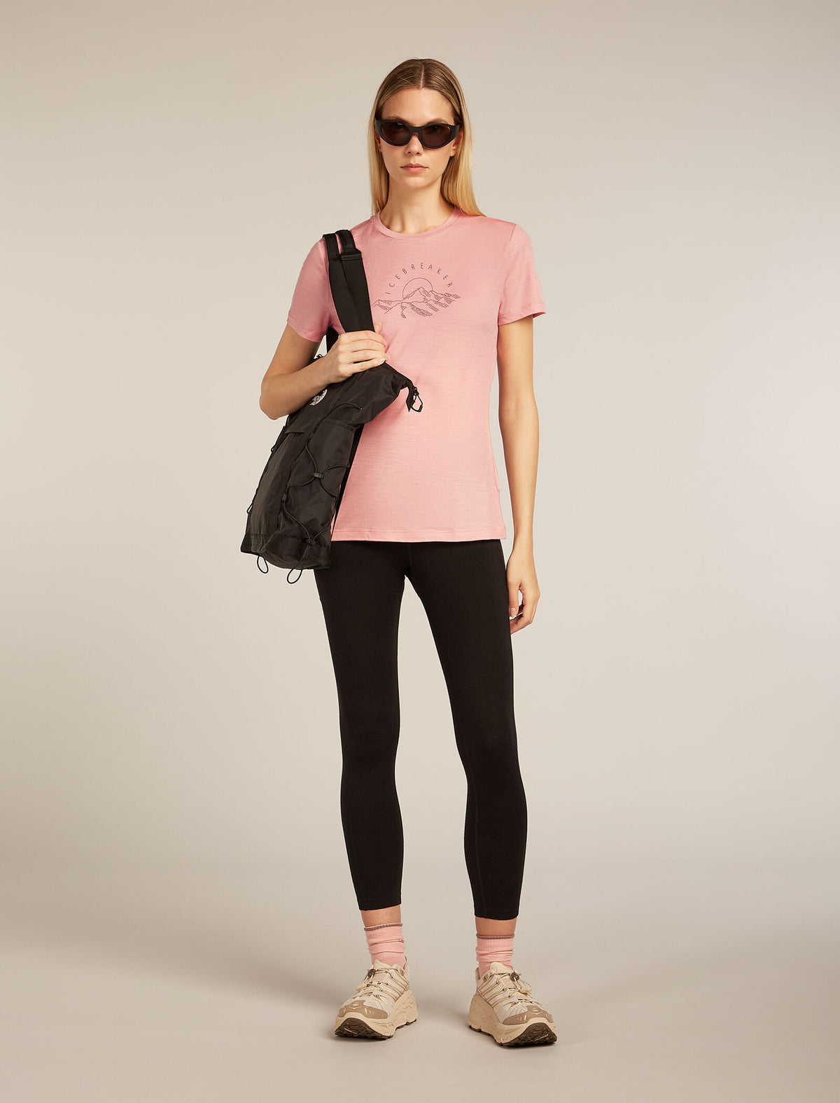 Women's Merino 150 Tech Lite Short Sleeve T-Shirt Sunrise Summit Blush - 4