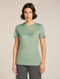 Women's Merino 150 Tech Lite Short Sleeve T-Shirt Sunrise Summit Seaglass - 1
