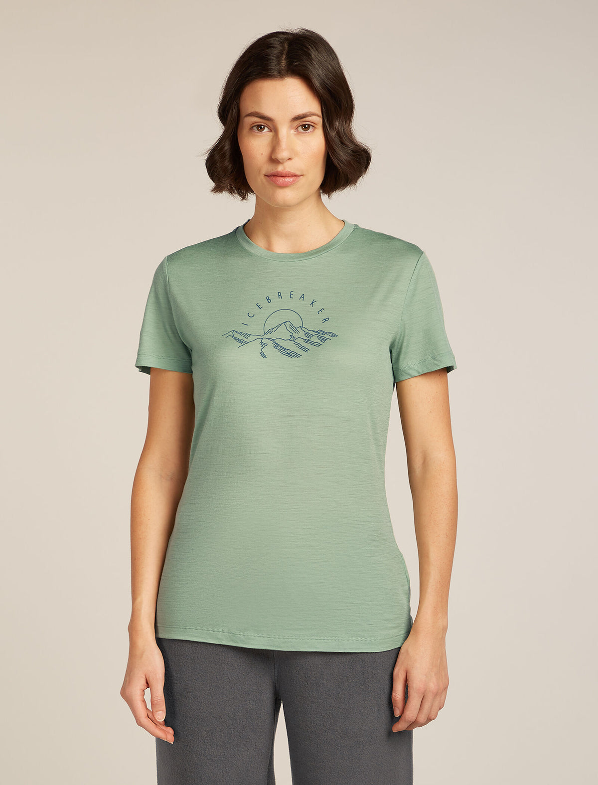 Women's Merino 150 Tech Lite Short Sleeve T-Shirt Sunrise Summit Seaglass - 1
