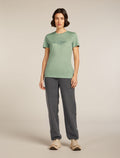 Women's Merino 150 Tech Lite Short Sleeve T-Shirt Sunrise Summit Seaglass - 3