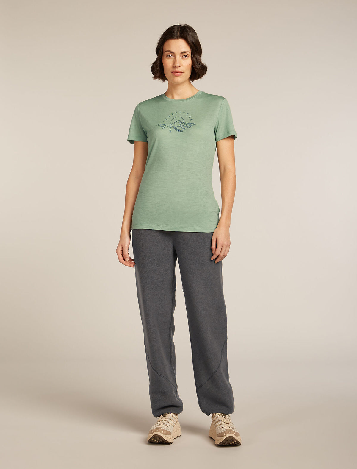 Women's Merino 150 Tech Lite Short Sleeve T-Shirt Sunrise Summit Seaglass - 3