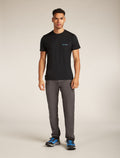 Men's Merino 150 Tech Lite Short Sleeve T-Shirt IB Wordmark Black - 3