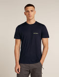 Men's Merino 150 Tech Lite Short Sleeve T-Shirt IB Wordmark Glacier - 1