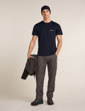 Men's Merino 150 Tech Lite Short Sleeve T-Shirt IB Wordmark Glacier - 4
