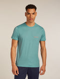 Men's Merino 150 Tech Lite Short Sleeve T-Shirt IB Wordmark Hydro - 1