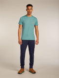 Men's Merino 150 Tech Lite Short Sleeve T-Shirt IB Wordmark Hydro - 3