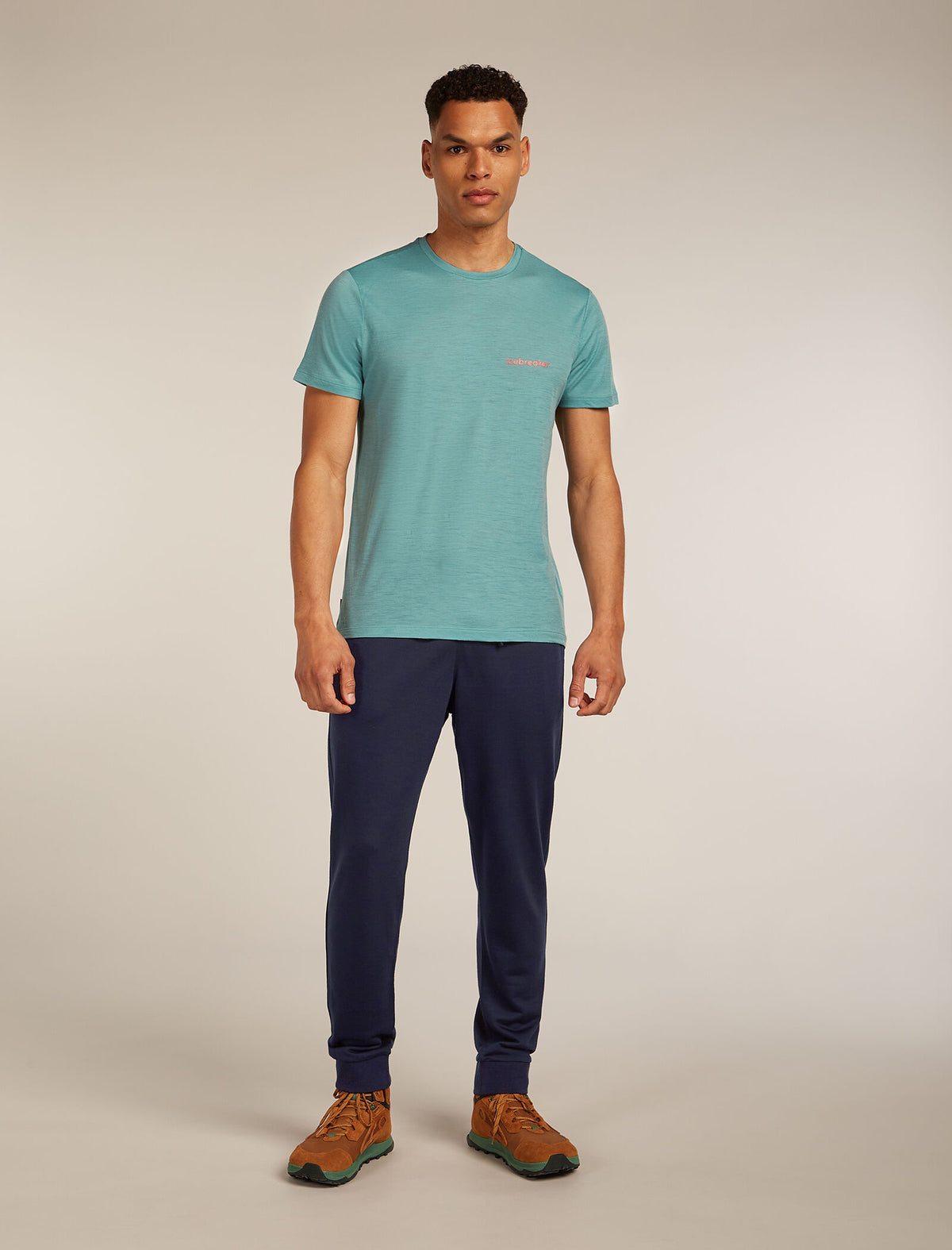 Men's Merino 150 Tech Lite Short Sleeve T-Shirt IB Wordmark Hydro - 3