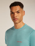 Men's Merino 150 Tech Lite Short Sleeve T-Shirt IB Wordmark Hydro - 5