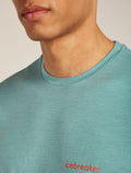 Men's Merino 150 Tech Lite Short Sleeve T-Shirt IB Wordmark Hydro - 6