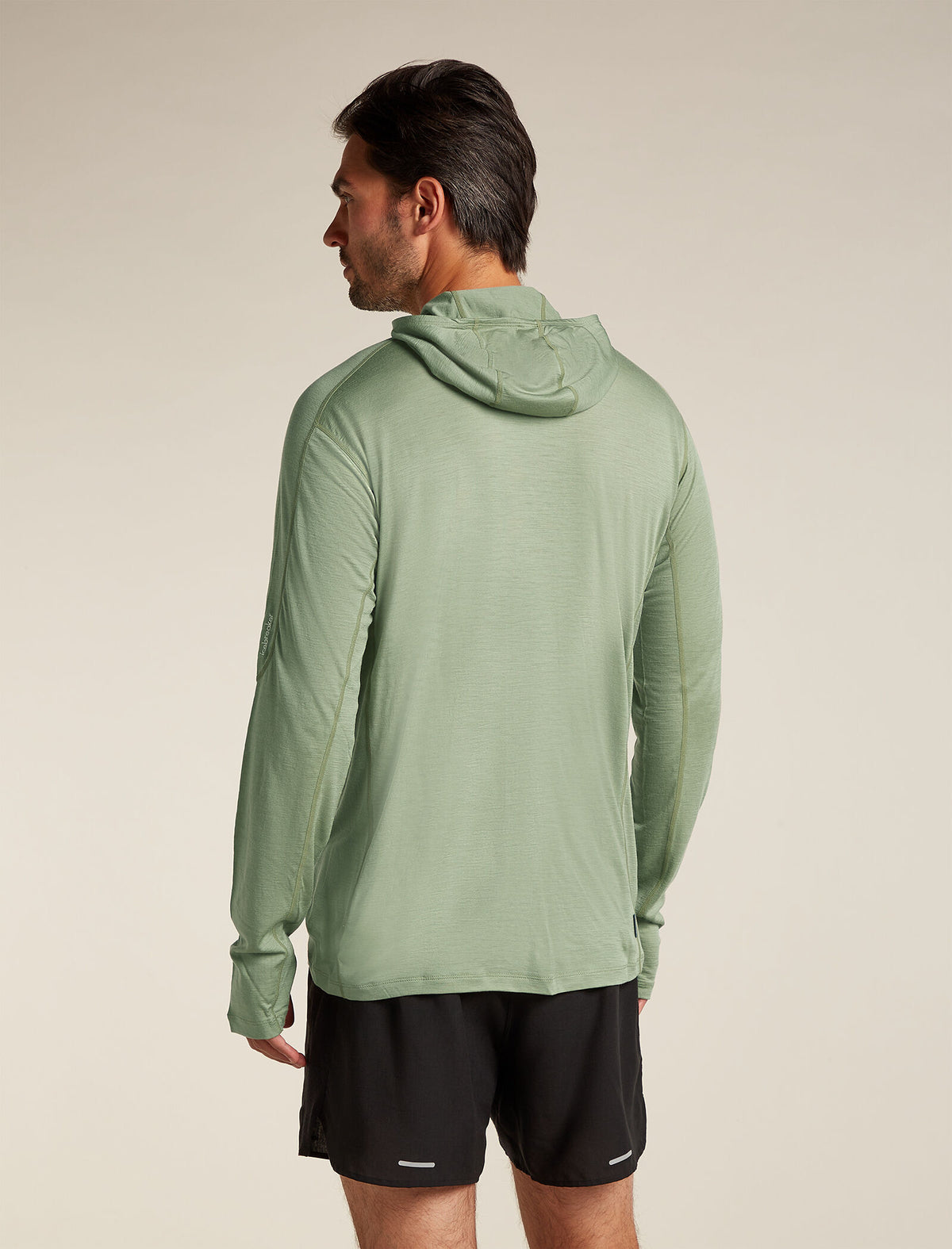 Men's 150 MerinoFine™ Ace Long Sleeve Hoodie Oil/Black/Silver - 2