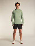 Men's 150 MerinoFine™ Ace Long Sleeve Hoodie Oil/Black/Silver - 3