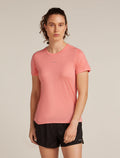 Women's Merino Blend 125 Cool-Lite™ Speed Short Sleeve T-Shirt Acid pink - 1