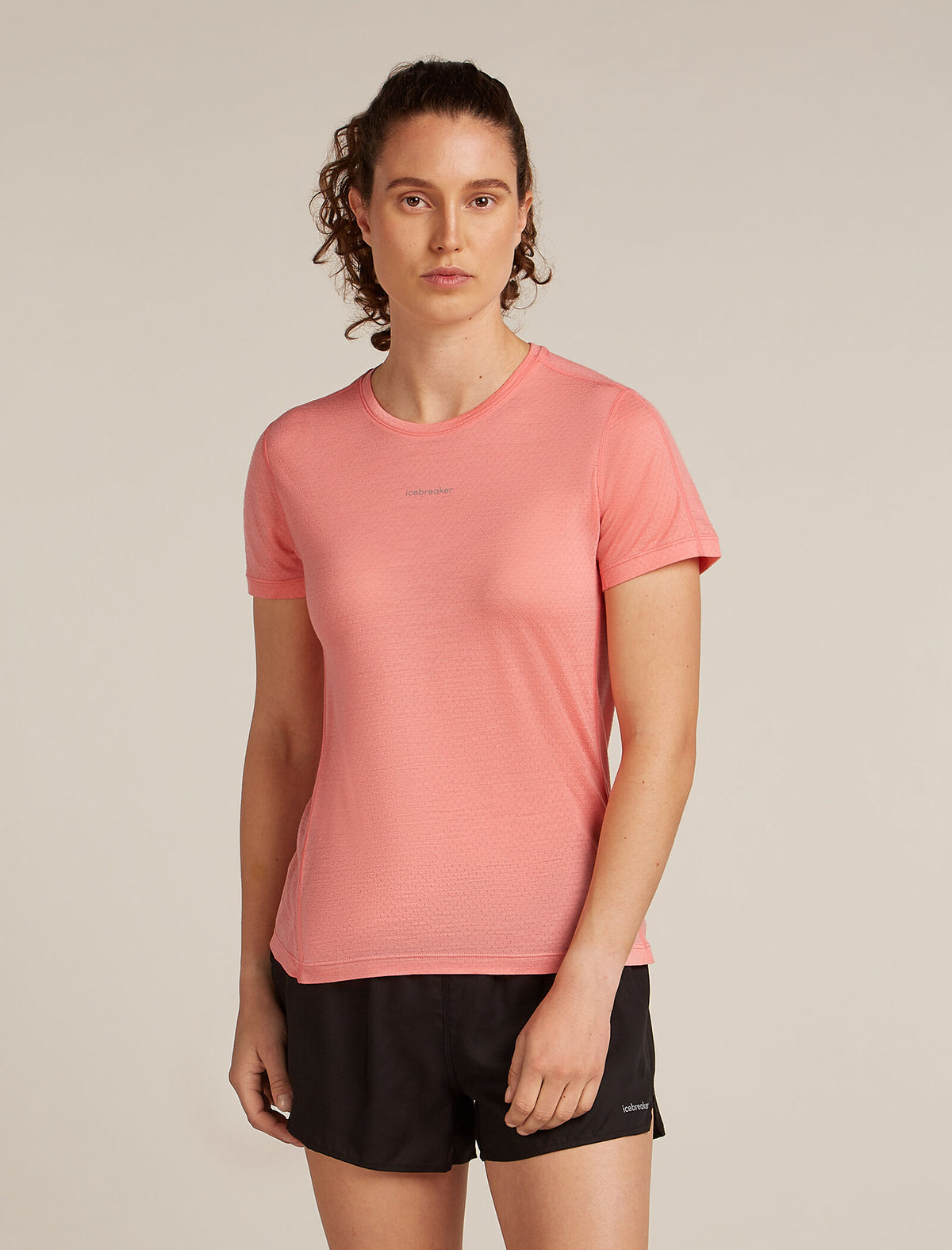 Women's Merino Blend 125 Cool-Lite™ Speed Short Sleeve T-Shirt Acid pink - 1