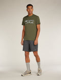Men's Merino Blend Elevation Stretch 9" Shorts Obsidian - 3