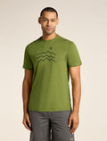 Men's Merino Blend 125 Cool-Lite™ Sphere Short Sleeve T-Shirt Across the Peaks Sphagnum - 1