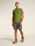 Men's Merino Blend 125 Cool-Lite™ Sphere Short Sleeve T-Shirt Across the Peaks Sphagnum - 3