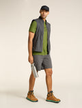 Men's Merino Blend 125 Cool-Lite™ Sphere Short Sleeve T-Shirt Across the Peaks Sphagnum - 4