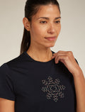 Women's Merino Blend 125 Cool-Lite™ Sphere Short Sleeve T-Shirt Fusion Black - 6