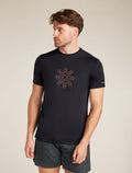 Men's Merino Blend 125 Cool-Lite™ Sphere Short Sleeve T-Shirt Fusion Black - 1