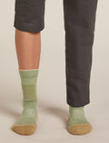 Women's Merino Hike+ Medium Crew Socks Lichen/Sand - 3
