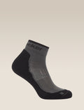 Mini-chaussettes mérinos léger Hike+ Femme Obsidian/Black - 1