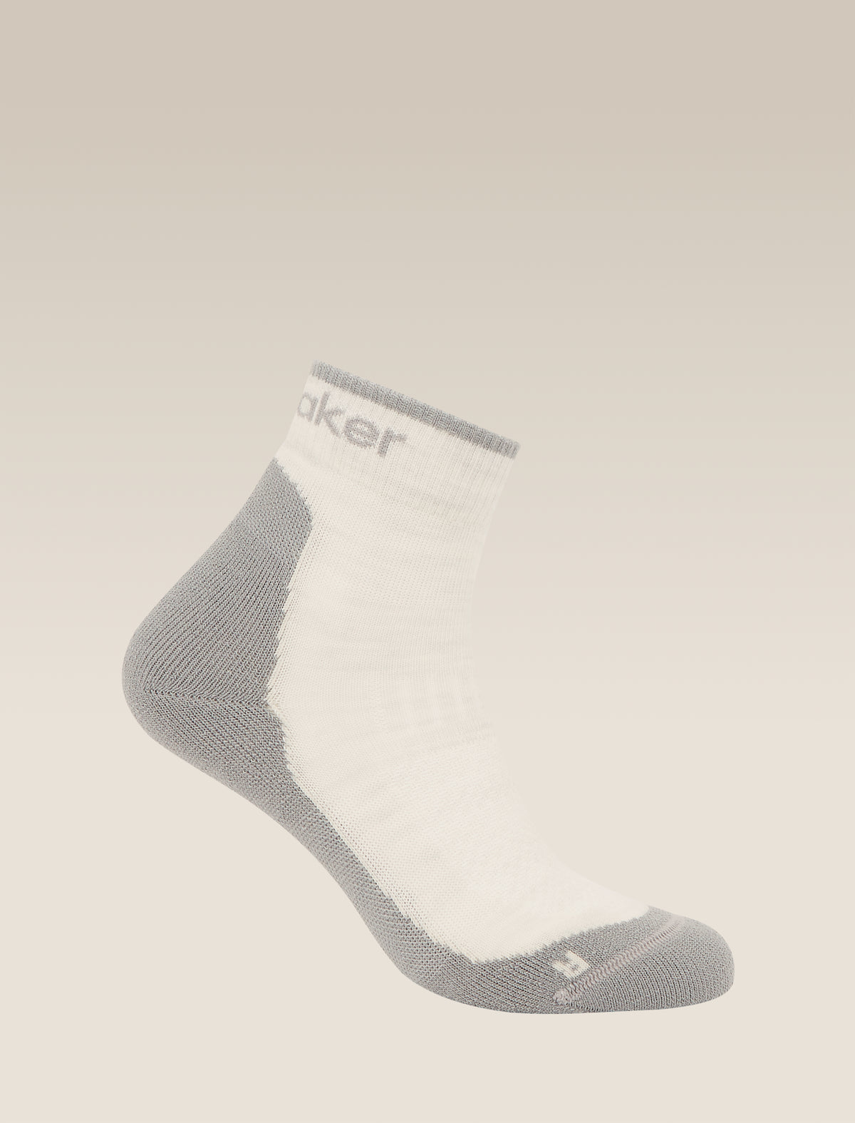 Mini-chaussettes mérinos léger Hike+ Femme Ecru hthr/alloy - 1