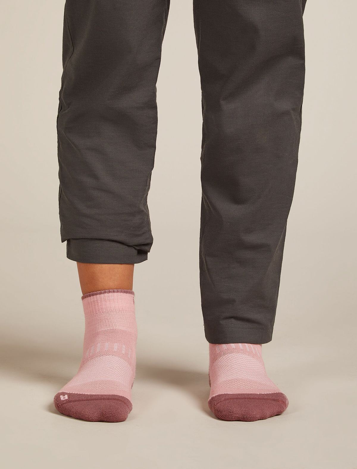 Mini-chaussettes mérinos léger Hike+ Femme Blush/Summit - 3