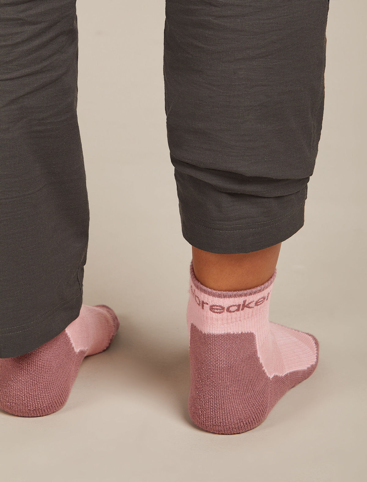 Mini-chaussettes mérinos léger Hike+ Femme Blush/Summit - 4
