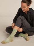 Women's Merino Hike+ Light Crew Socks Lichen/Sand - 2