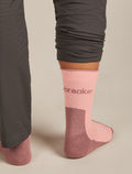 Chaussettes mérinos léger Hike+ Femme Blush/Summit - 4