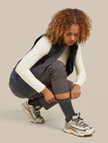 Women's Merino Hike+ Heavy Crew Socks Obsidian/Black - 3