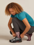 Women's Merino Hike+ Heavy Crew Socks Summit/Java - 1