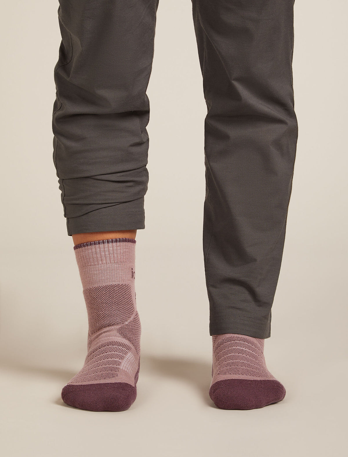 Women's Merino Hike+ Heavy Crew Socks Summit/Java - 3