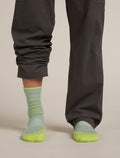 Men's Merino Hike+ Medium Crew Socks Seaglass/Peridot - 3